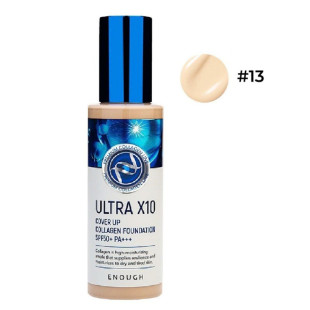 Тональна Основа Преміальна З Колагеном Enough ULTRA X10 Cover Up Collagen Foundation SPF50+ PA+++ №13 100 g